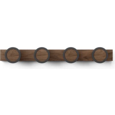 Umbra Hub Rail 4 háčky Black Walnut – Zboží Dáma