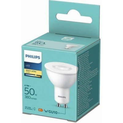 Philips 8719514353947 LED žárovka 4,7W GU10 400 lm 2700K – Hledejceny.cz