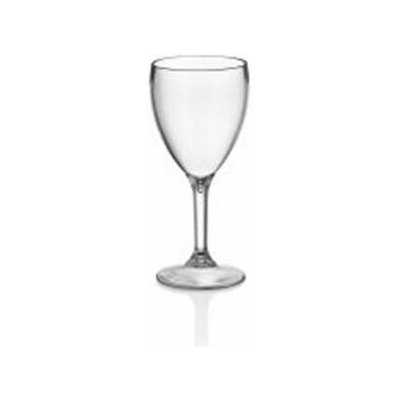 sklen. 100ml, 6ks, VÍNO, 2díl., d65mm, krystal.plast – Hledejceny.cz