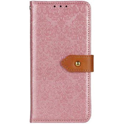 Pouzdro Embossing Pattern Květy Xiaomi Redmi Note 11S / Note 11 4G růžové – Zboží Mobilmania