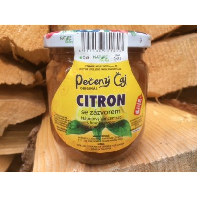 Notea Pečený čaj s cukrem Citron se zázvorem 420 ml