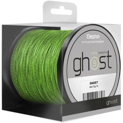 Delphin šňůra GHOST 4+1 zelená 600m 0,18mm 9,1kg – Hledejceny.cz