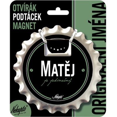 Nekupto Otvírák na pivo, podtácek se jménem Matěj V.I.P. – Hledejceny.cz
