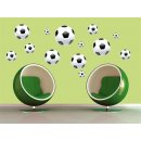 Dimex ST1 005 Dětská samolepicí dekorace na zeď Fotbalový míč Soccer ball rozměry 50 x 70 cm