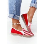 Big Star Shoes Women's Espadrilles Big Star HH276003 Red-White – Hledejceny.cz