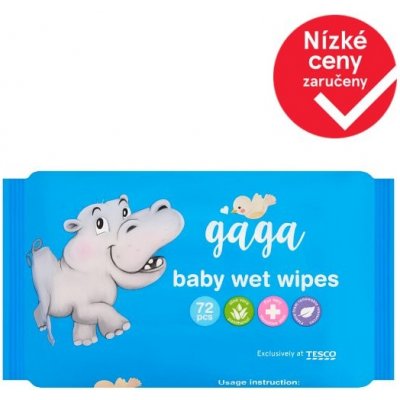 Tesco Gaga dětské vlhčené ubrousky 72 ks – Hledejceny.cz