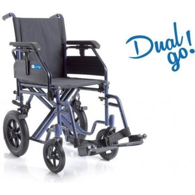 Dual Go! CP205 invalidní vozík transportní šíře sedu 46 cm šíře vozíku 59,5 cm