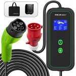 Qoltec 52471 Mobilní EV nabíječka elektrických vozidel 2v1 typ2 7 kW 230V CEE 5 PIN