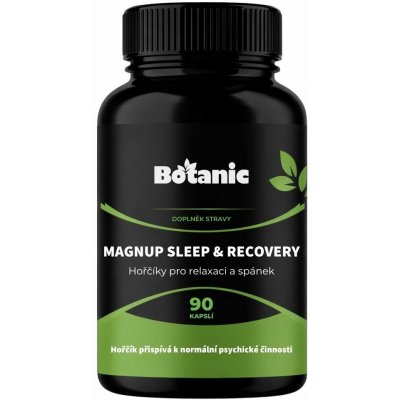 Botanic MagnUp Sleep & Recovery Hořčíky pro relaxaci a spánek 90 kapslí – Hledejceny.cz