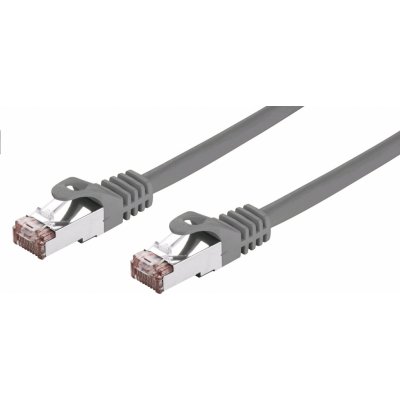 C-TECH CB-PP6F-2 patch, Cat6, FTP, 2m, šedý – Zboží Živě