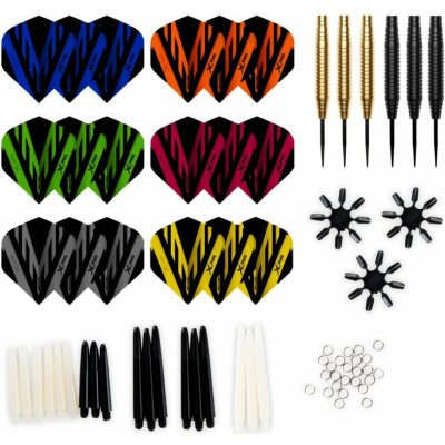 XQMax Darts Steel - Darts Accessory Kit - 90 pcs – Zboží Dáma