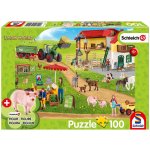 SCHMIDT Schleich Farma s prodejním stánkem + figurka Schleich 100 dílků – Zboží Mobilmania