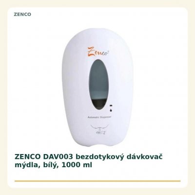 Zenco DAV003 bílý 1000 ml – Hledejceny.cz