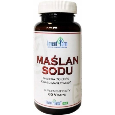 Invent Farm Butyrát sodný kyselina máselná 276 mg 60 kapslí – Hledejceny.cz