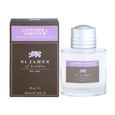 St James of London Lavender & Geranium gel po holení 100 ml