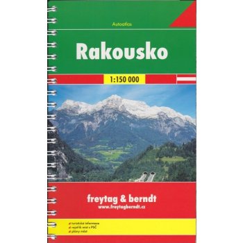 Rakousko Supertouring autoatlas 1:150 000