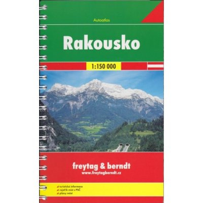 Rakousko Supertouring autoatlas 1:150 000 – Hledejceny.cz