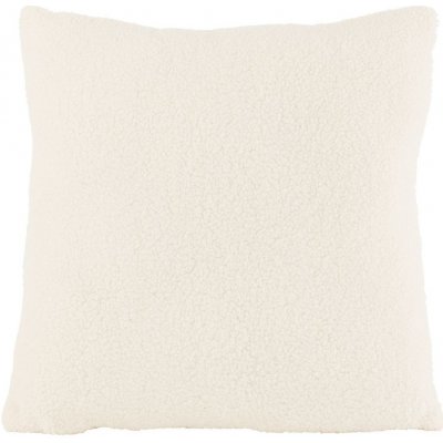 Teddy Bouclé Bílý polštář White 45x45 – Zboží Mobilmania