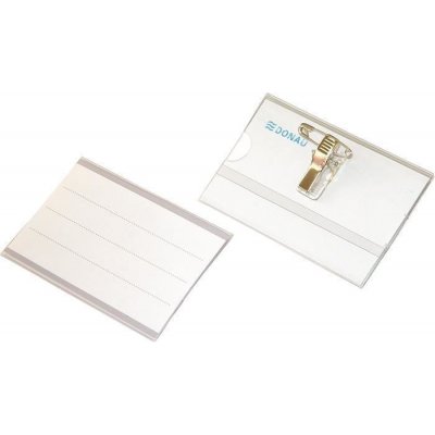 Donau jmenovka s klipem a špendlíkem 85x54mm 50ks – Zboží Dáma