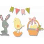 Sizzix Vyřezávací šablony 17 ks Velikonoce Thinl – Zboží Dáma