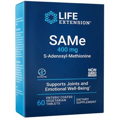 Life Extension SAMe S-Adenosyl-Methionine 400 30 tablet – Hledejceny.cz
