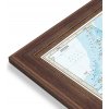 Nástěnné mapy National Geographic Japonsko - nástěnná mapa Classic 63 x 73 cm Varianta: mapa v dřevěném rámu, Provedení: Volta ořech