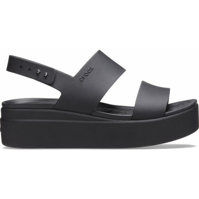 Dámské boty Crocs BROOKLYN LOW WEDGE černá – Zboží Dáma