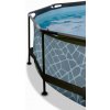 Bazén EXIT Frame Pool 300x76cm Stone Grey