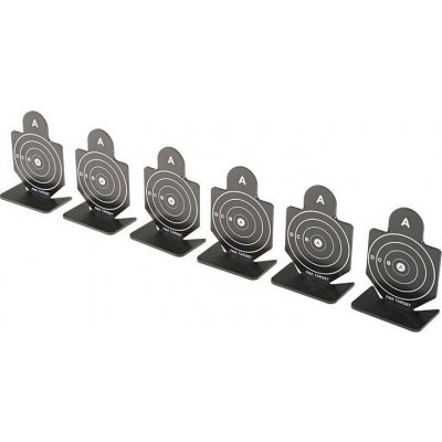 FMA Plechový cvičný terč 4x6 cm, typ A, 6ks – Zboží Dáma