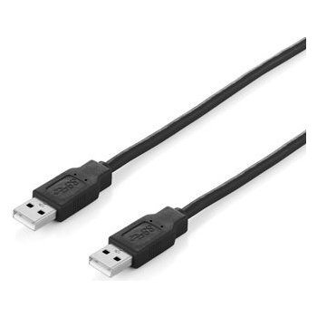 eQuip 128871 USB 2.0 Cable AnaA 3,0m M/M, propojovací - černý