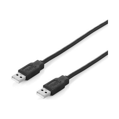 eQuip 128871 USB 2.0 Cable AnaA 3,0m M/M, propojovací - černý