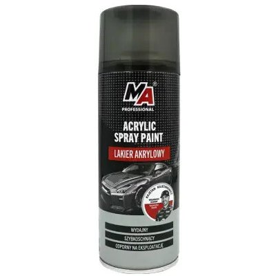 MA PROFESSIONAL Akrylový lak – černý matný 400ml | Zboží Auto