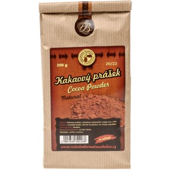 Čokoládovna Troubelice Kakaový prášek natural 20/22, Hmotnost: 500 g