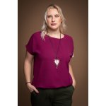 Tričko do gumy Violeta bílá – Hledejceny.cz