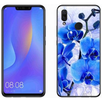 Pouzdro mmCase Gelové Huawei Nova 3i - modré květy – Zboží Mobilmania