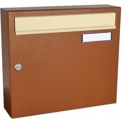 Poštovní schránka A-01 - lakovaná - RAL 8003 + béžová sklapka – Zboží Mobilmania