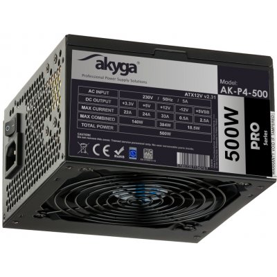 Akyga Pro Series 500W AK-P4-500 – Hledejceny.cz