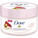 Dove Exfoliating Body Scrub Pomegranate Seeds & Shea Butter pečující tělový peeling 225 ml – Zboží Dáma