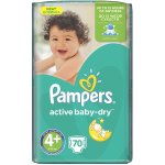 Pampers Active Baby 4+ 70 ks – Hledejceny.cz