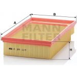MANN FILTER Vzduchový filtr C 29 117 – Hledejceny.cz