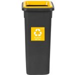 Fit Bin black 20 l žlutý plast – Sleviste.cz