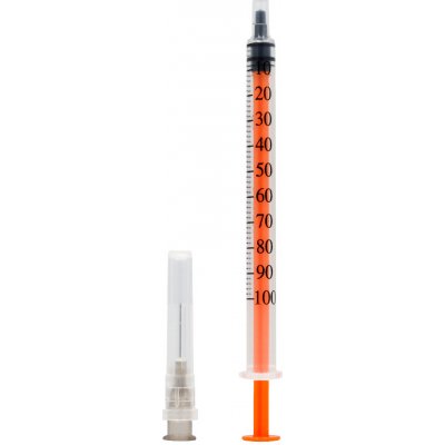 ZARYS International Group Inzulinová stříkačka dicoSULIN 100 jednotek 1ml sterilní - 1 ks 100 ks Počet kusů 100 – Zboží Mobilmania
