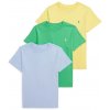 Dětské tričko Polo Ralph Lauren 3-pack s aplikací 322884456007 vícebarevná