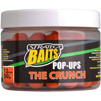STRATEGY BAITS Plovoucí boilies Pop-Up 50g 12mm The Crunch