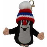 Moravská Ústředna přívěsek na klíče Krtek s karabinou modrá trikolóra kulich – Zboží Dáma