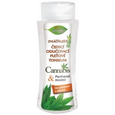 Bione Cosmetics - Cannabis zvláčňující a reg. čistící odličovací pleťové tonikum 255 ml