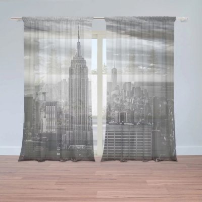 Záclony Manhattan: 2 ks - 150x250 cm - Sablio – Hledejceny.cz