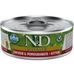 N&D Cat Prime Kitten Chicken & Pomegranate 70 g – Zboží Mobilmania