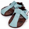 Dětské capáčky Liliputi Kožené sandálky soft sandals mount blanc