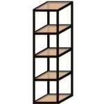 K20 systém komínový policový regál černý mat 400x1500x400 mm – Hledejceny.cz